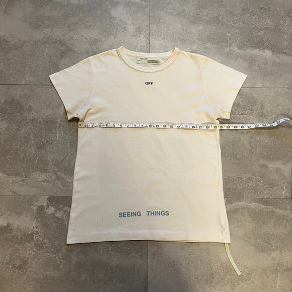 Off-White “Seeing Things” Graphic Tee – white Size: L - Picture 4 of 8